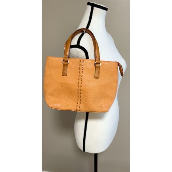 Fossil top handle/shoulder pebbled leather bag - Picture 1 of 9